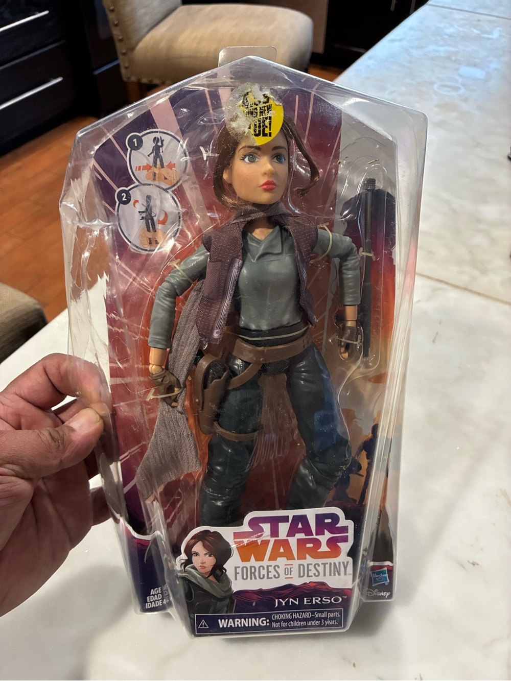 2016 Star Wars Forces of Destiny Jyn Erso Adventure Doll Hasbro Disney NIB